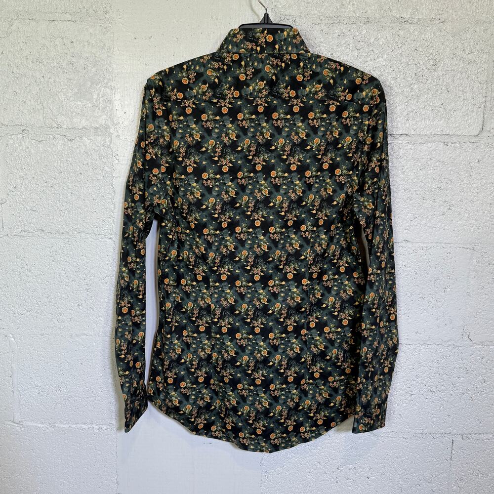 Paisley & Gray Men's Samuel Slim-Fit Floral Button-Down Shirt Garden night S $95 - Picture 3 of 7